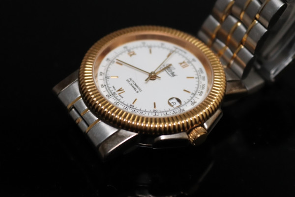 Lars Gold-Silver Automatic Watch.