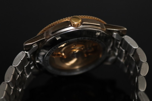Lars Gold-Silver Automatic Watch.