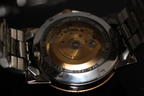 Lars Gold-Silver Automatic Watch.
